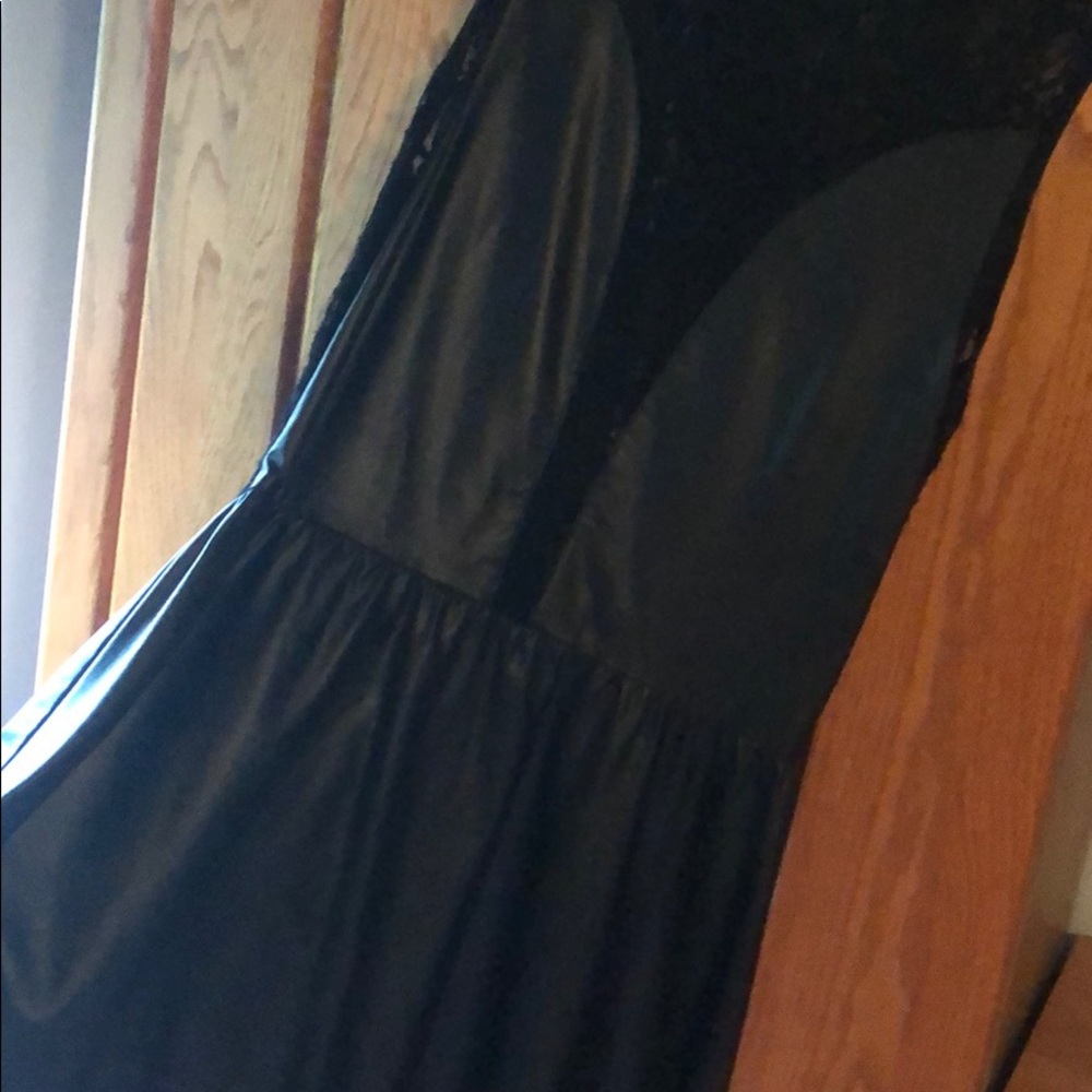 Noam Hanoch Lace + faux Leather